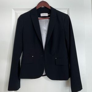 Navy Calvin Klein blazer jacket